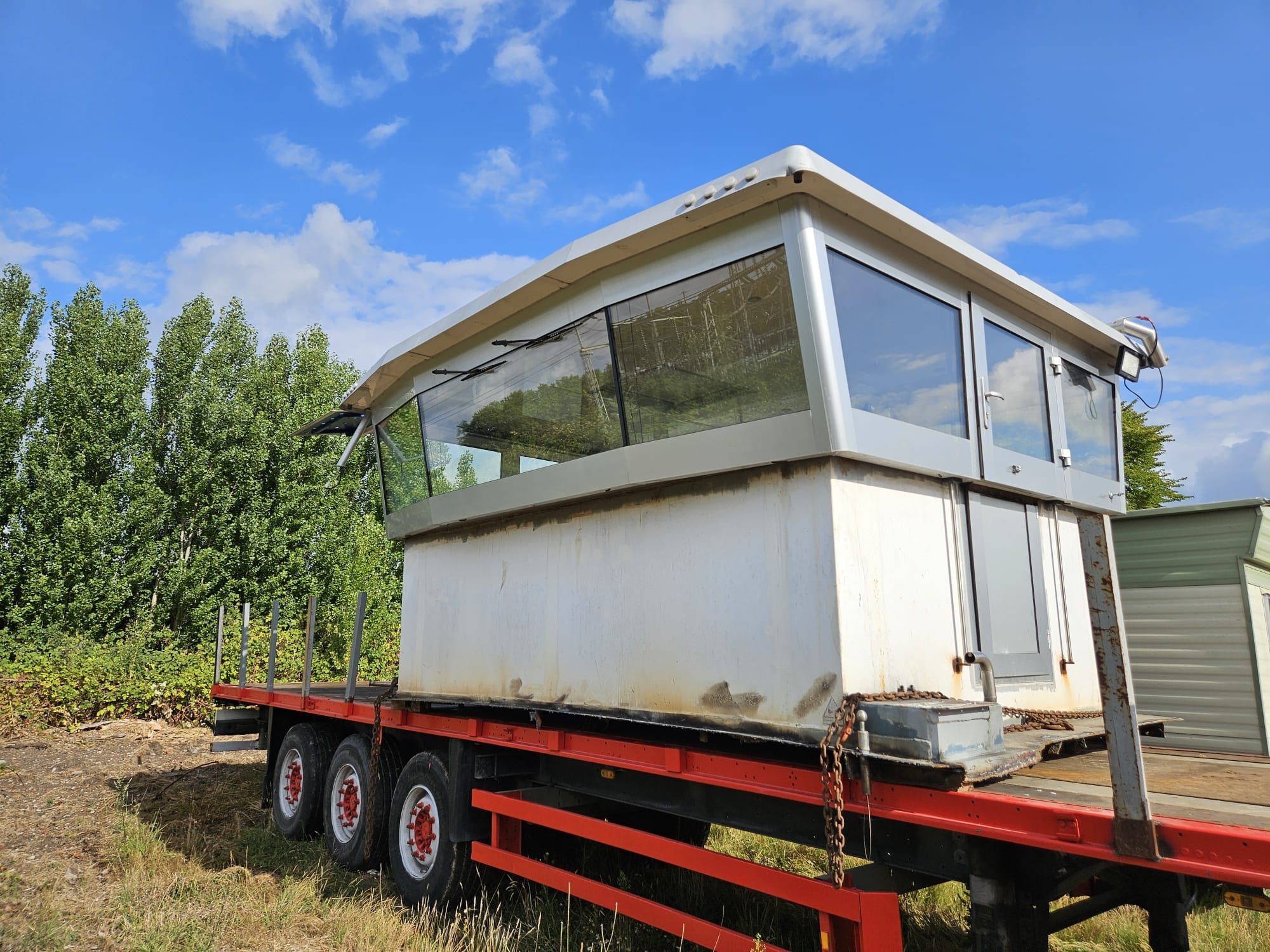 Aluminium stuurhut overzakbaar 3.95b x 2.50 l