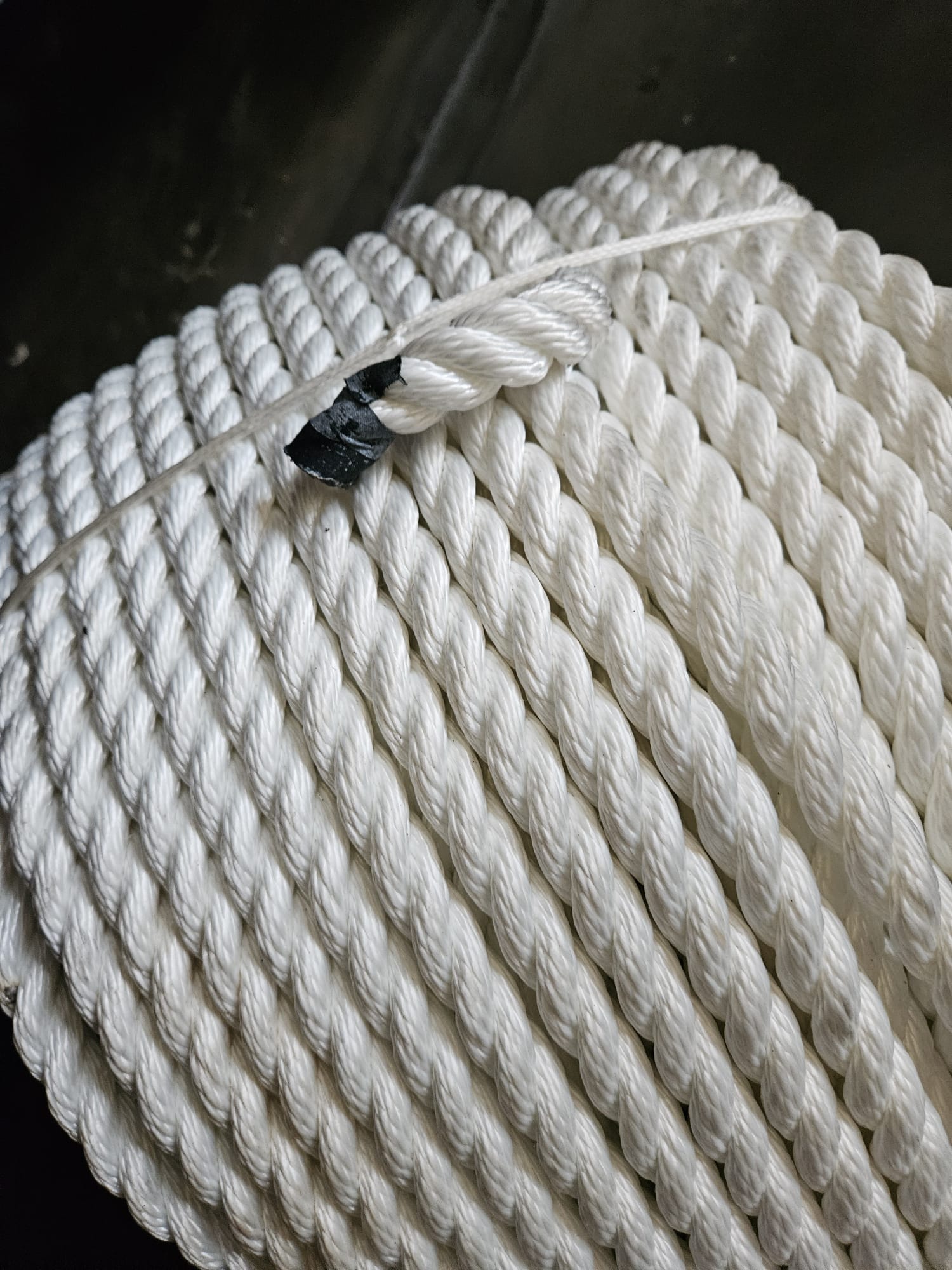 Nylon wrijfhout touw